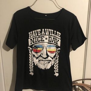 “Have A Willy Nice Day” Willy Nelson Tee